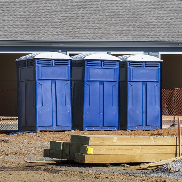 what is the maximum capacity for a single portable restroom in Clopton Alabama